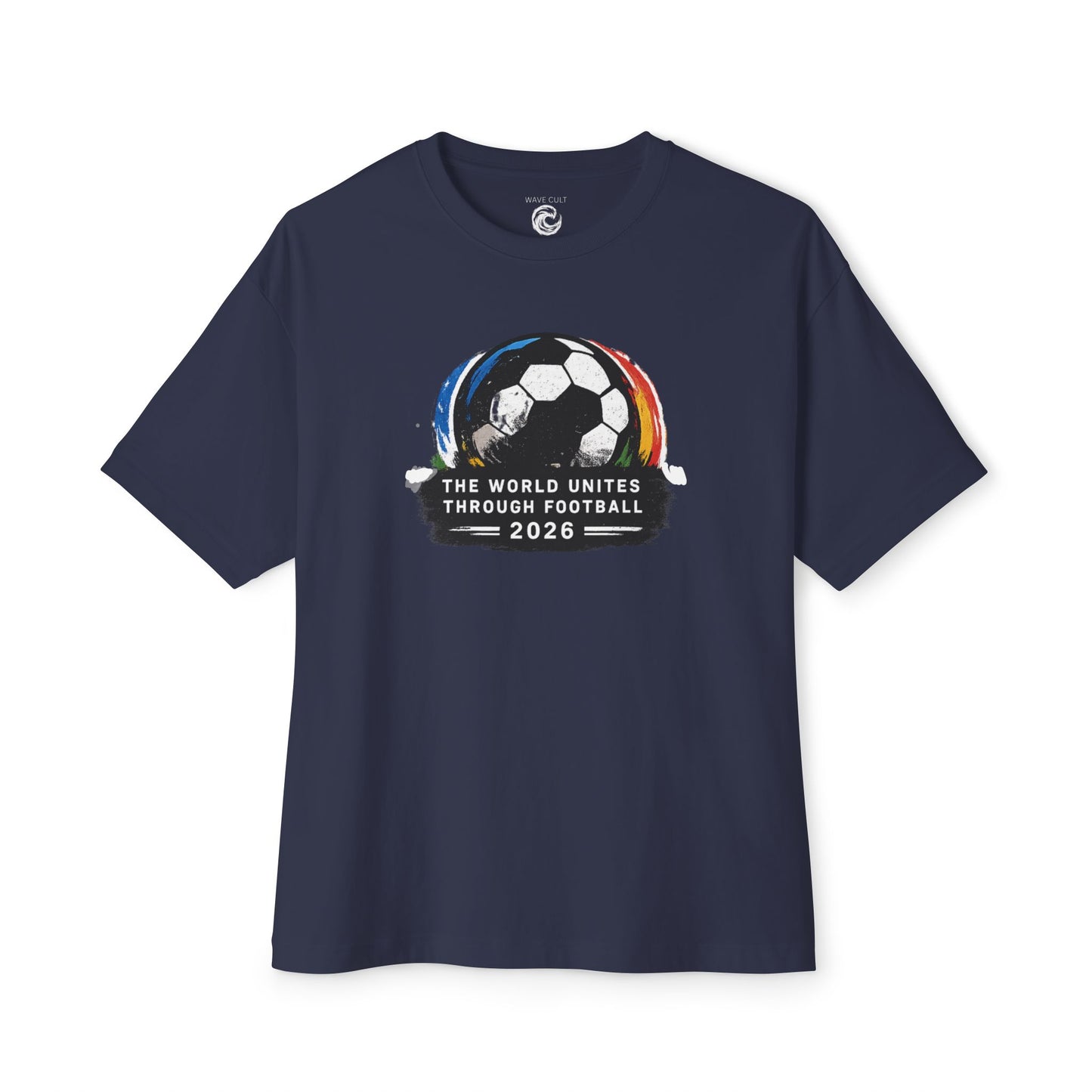 Soccer Tee — “The World Unites Through Football 2026” Graphic Jersey T‑Shirt