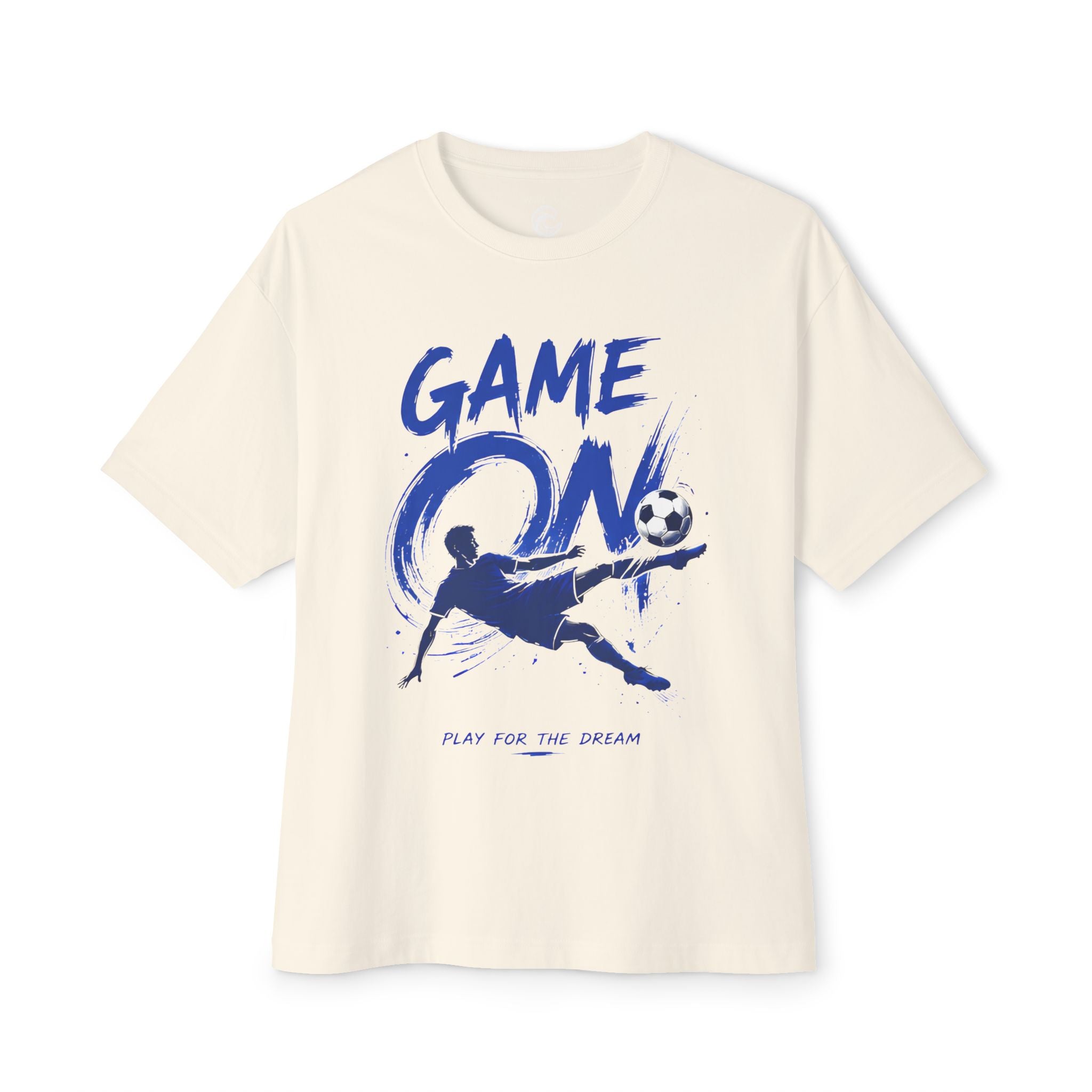 Oversized tShirt - Football 'Game On' – Play for the Dream.