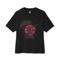 Graphic Tee — Red Samurai Sun Abstract Design