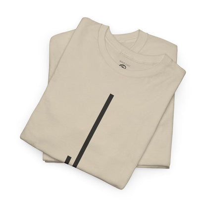 Minimalist Vertical Lines Unisex T‑Shirt — Modern Graphic Tee