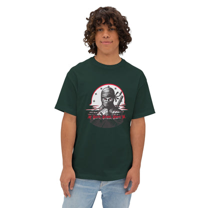 Ninja Warrior Graphic Tee — "Silent Shadow" Oversized Boxy T-Shirt