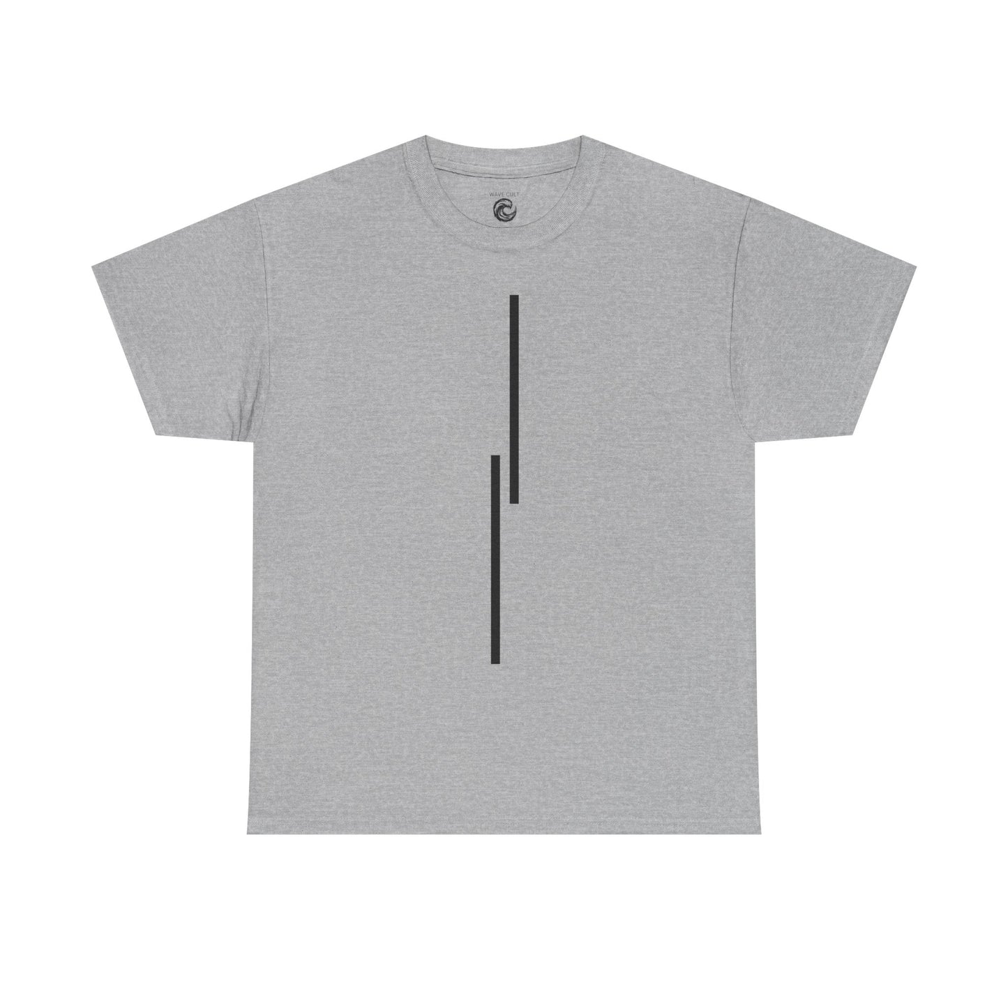 Minimalist Vertical Lines Unisex T‑Shirt — Modern Graphic Tee