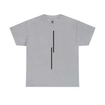 Minimalist Vertical Lines Unisex T‑Shirt — Modern Graphic Tee