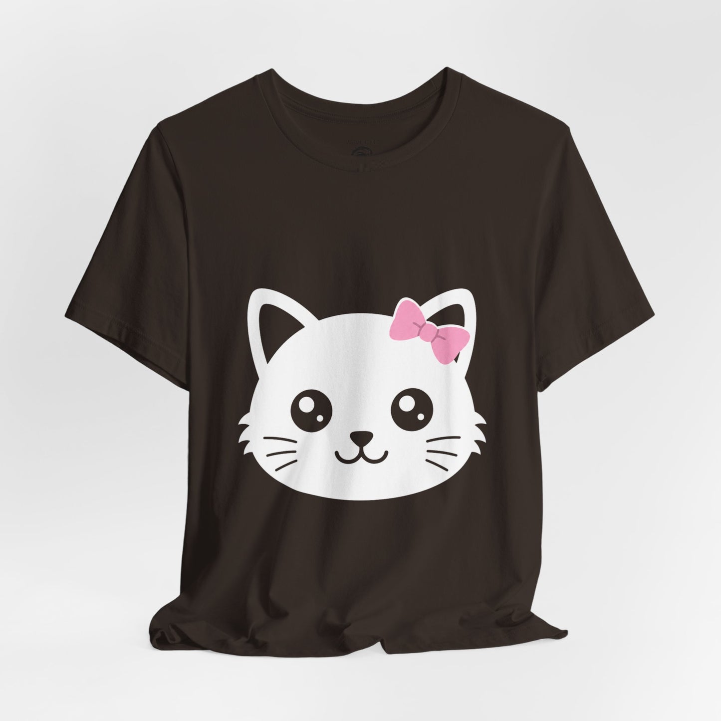 Cute Kawaii Cat Face Tee — Cute Kitty Graphic T-Shirt
