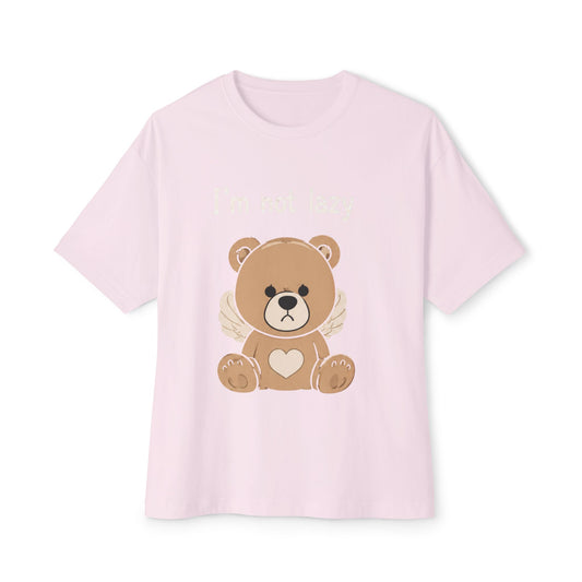 T-Shirt — Cute Angel Bear Graphic Tee ("I'm not lazy")