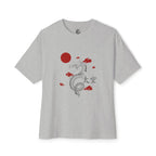 Dragon Tshirt — Japanese Red Sun & Clouds Oversized T-Shirt
