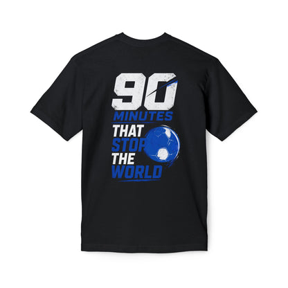 Soccer Club Graphic T-Shirt — “90 Minutes That Stop The World” Football Tee
