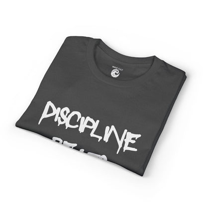 Discipline beats Motivation T‑Shirt — Motivational Gym Fitness Tee