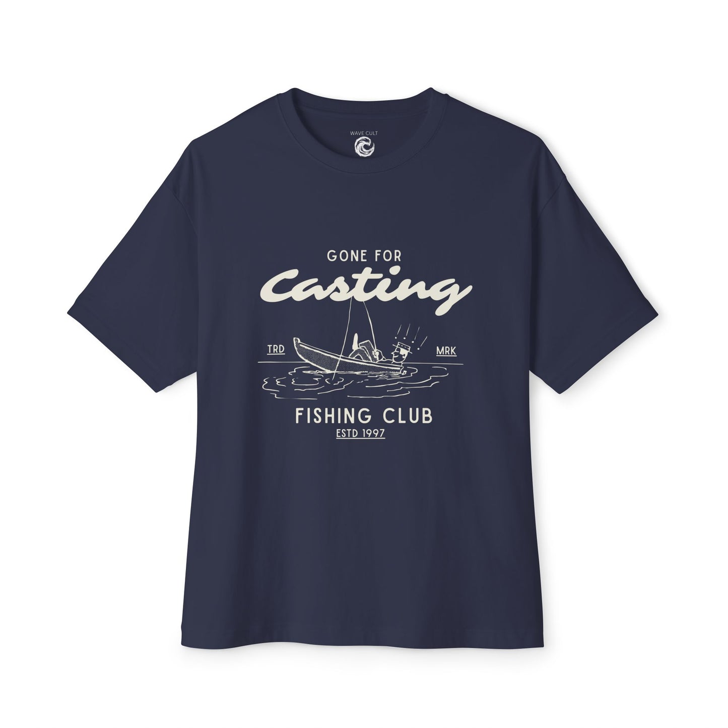 Fishing Club 'Gone for Casting' Tee — Vintage Boat Angler T-Shirt