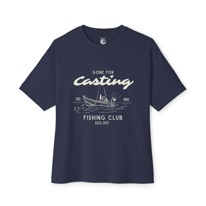 Fishing Club 'Gone for Casting' Tee — Vintage Boat Angler T-Shirt