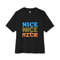 Nice tshirt — Retro Colorblock Graphic T‑Shirt