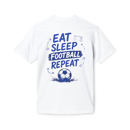 Eat Sleep Football Repeat T-Shirt — World Cup Soccer Tee (2026)