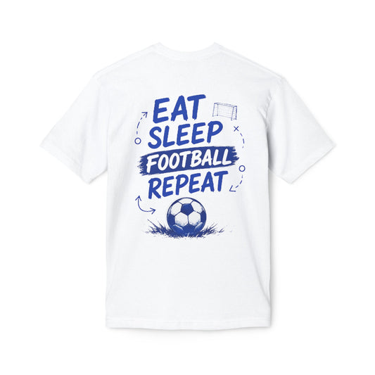 Eat Sleep Football Repeat T-Shirt — World Cup Soccer Tee (2026)