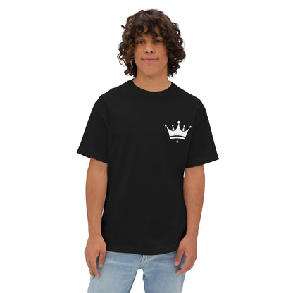 Crown Reflection Tee — Psalm 27:1 Inspirational Oversized T-Shirt