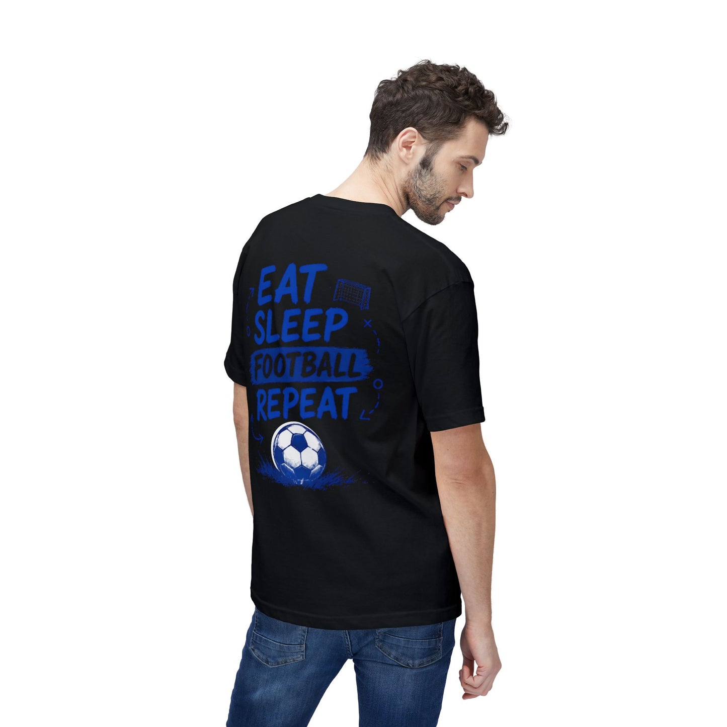 Eat Sleep Football Repeat T-Shirt — World Cup Soccer Tee (2026)