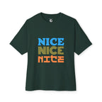 Nice tshirt — Retro Colorblock Graphic T‑Shirt