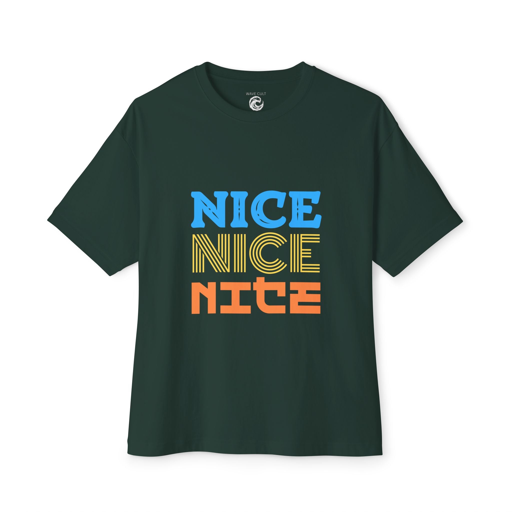 Nice tshirt — Retro Colorblock Graphic T‑Shirt