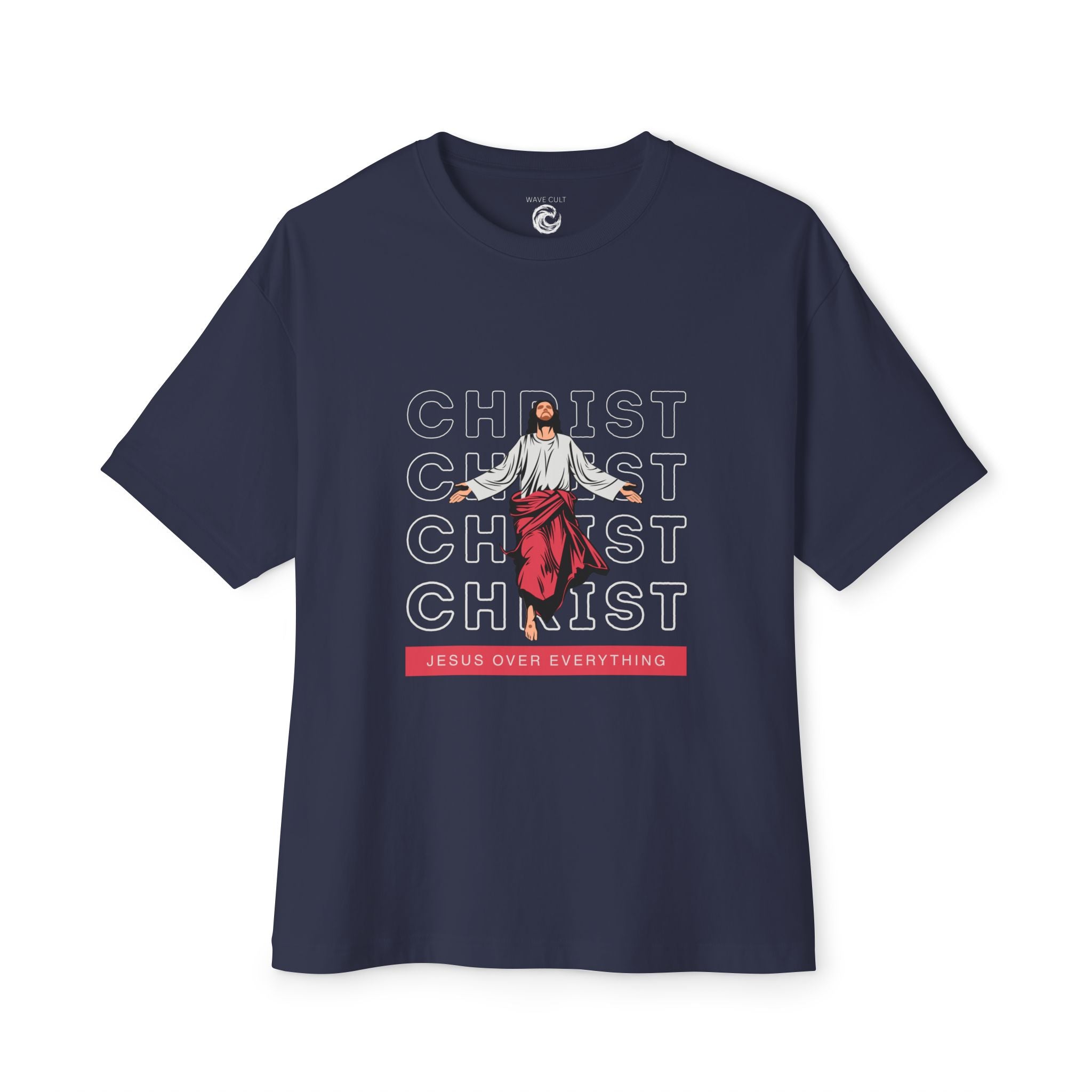 Jesus tshirt. Retro Jesus Graphic Oversized Boxy Shirt
