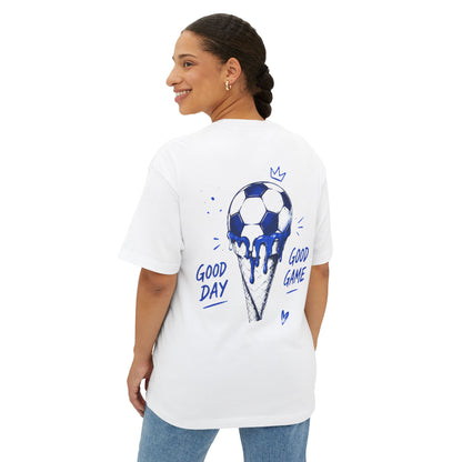 Soccer 'Game On' Graphic Tee – Play for the Dream Oversized Shirt
