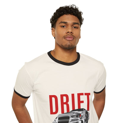 Drift Racing Car Ringer Tee — Vintage Motorsport Drift T‑Shirt