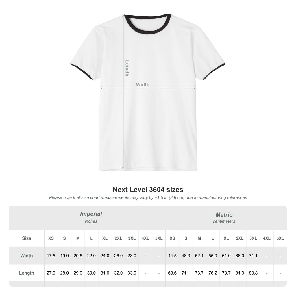 Death Skull Ringer Tee — Smoky Skull Graphic T-Shirt