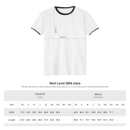 Death Skull Ringer Tee — Smoky Skull Graphic T-Shirt