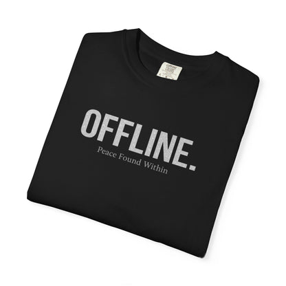 Offline Solitude T-Shirt — "Solitude: True Deep Conversations Happen in Silence" Graphic Tee
