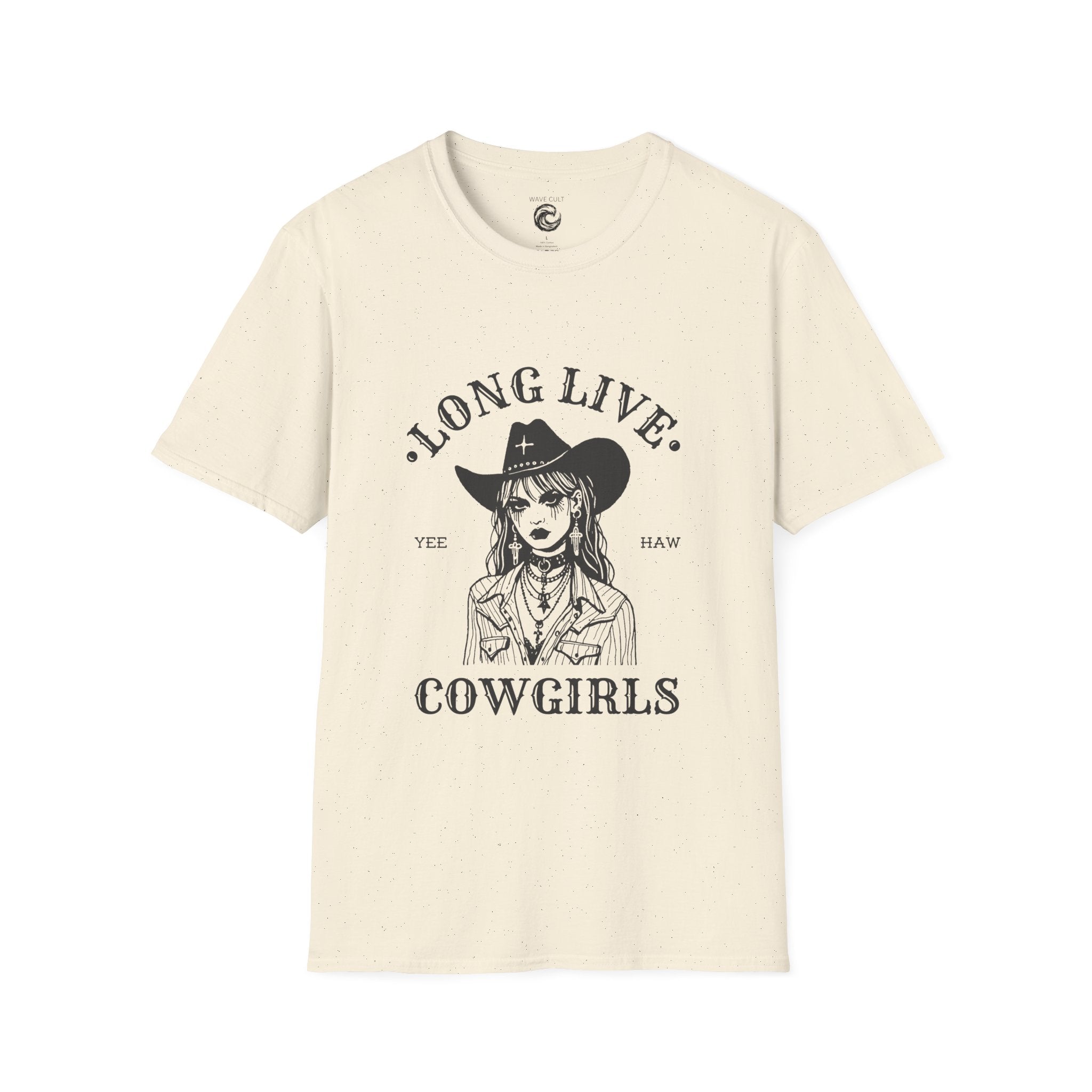 Goth Tshirt Long Live Cowgirls T-Shirt.