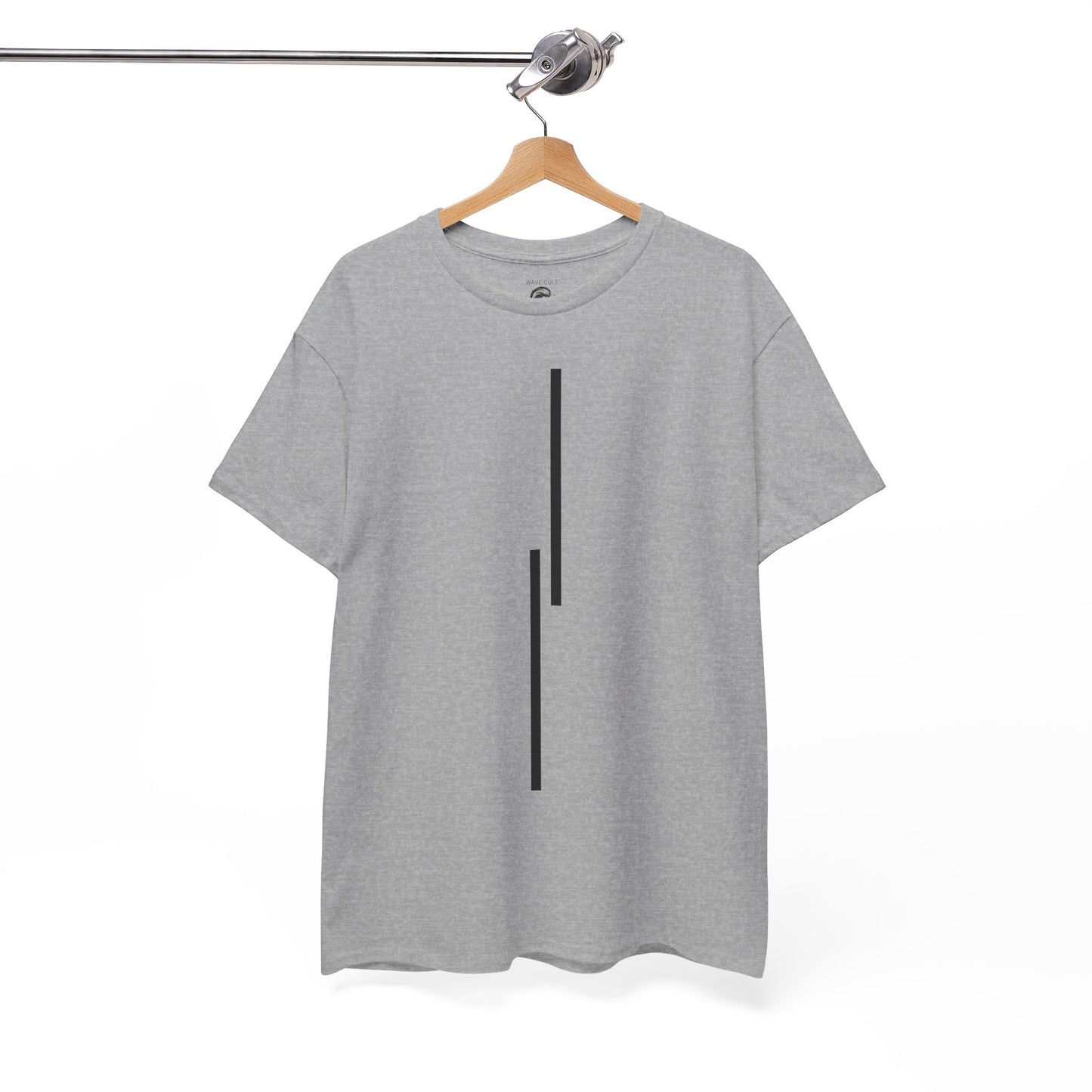 Minimalist Vertical Lines Unisex T‑Shirt — Modern Graphic Tee