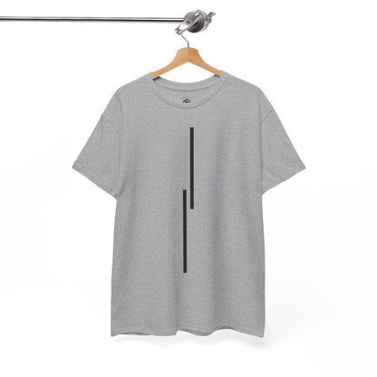 Minimalist Vertical Lines Unisex T‑Shirt — Modern Graphic Tee