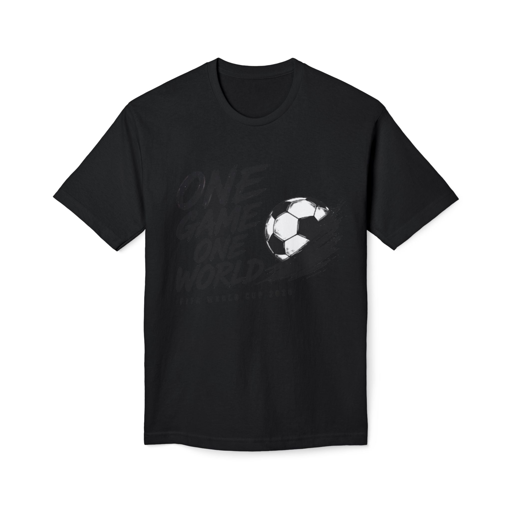 World Cup 2026 Football Tee - One World One Game Football