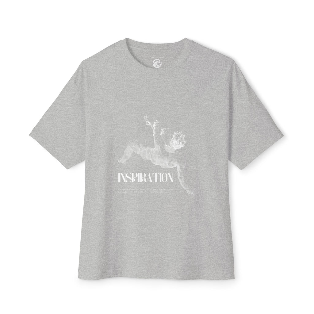 Black Tshirt Inspiration Angel — Oversized Black T-Shirt