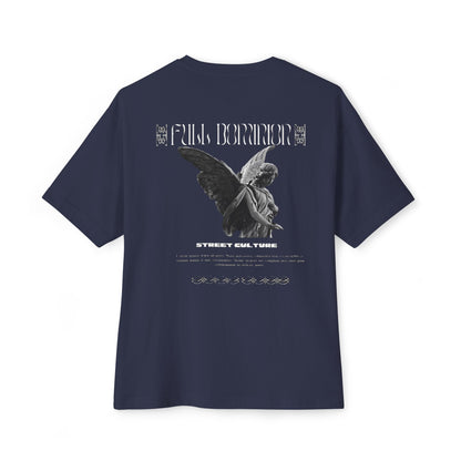 Angel Statue Graphic Tee — 'Pure Remorse' Streetwear Oversized Boxy T‑Shirt