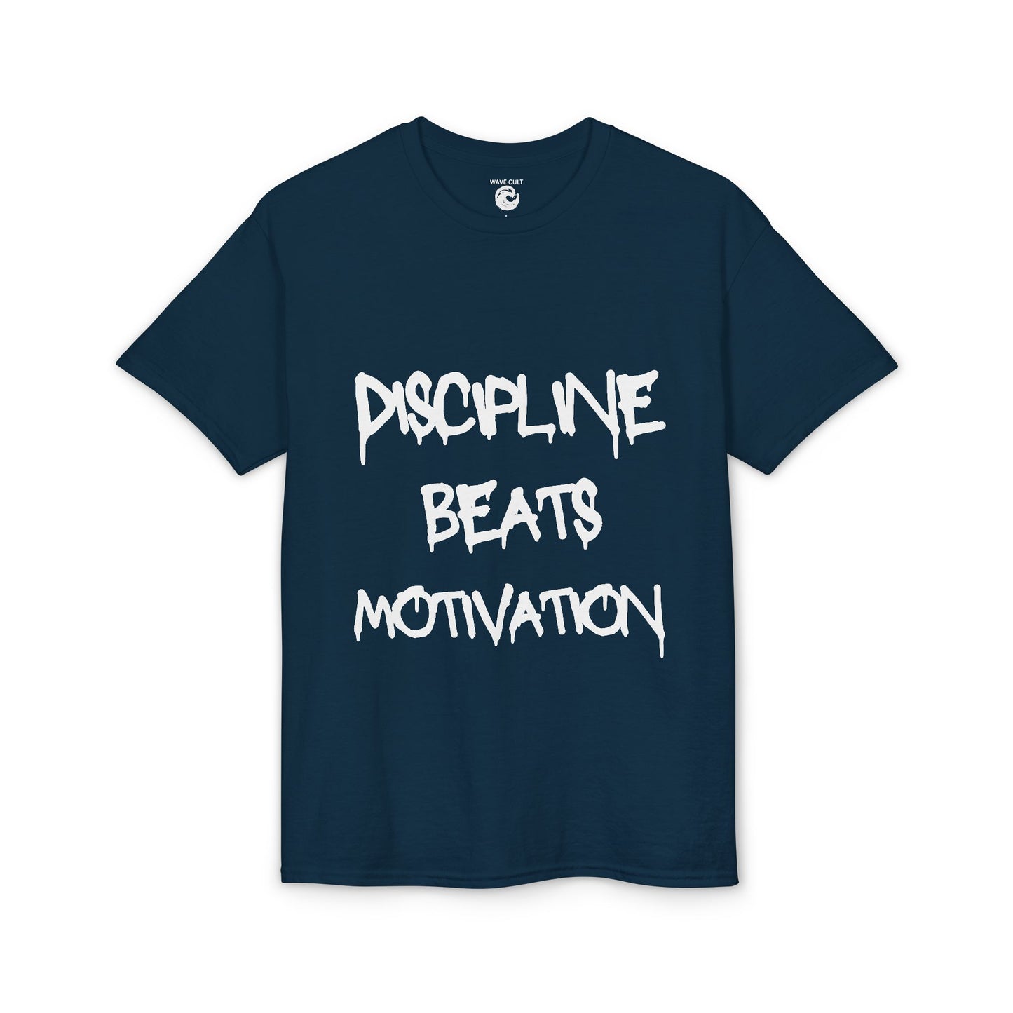 Discipline beats Motivation T‑Shirt — Motivational Gym Fitness Tee