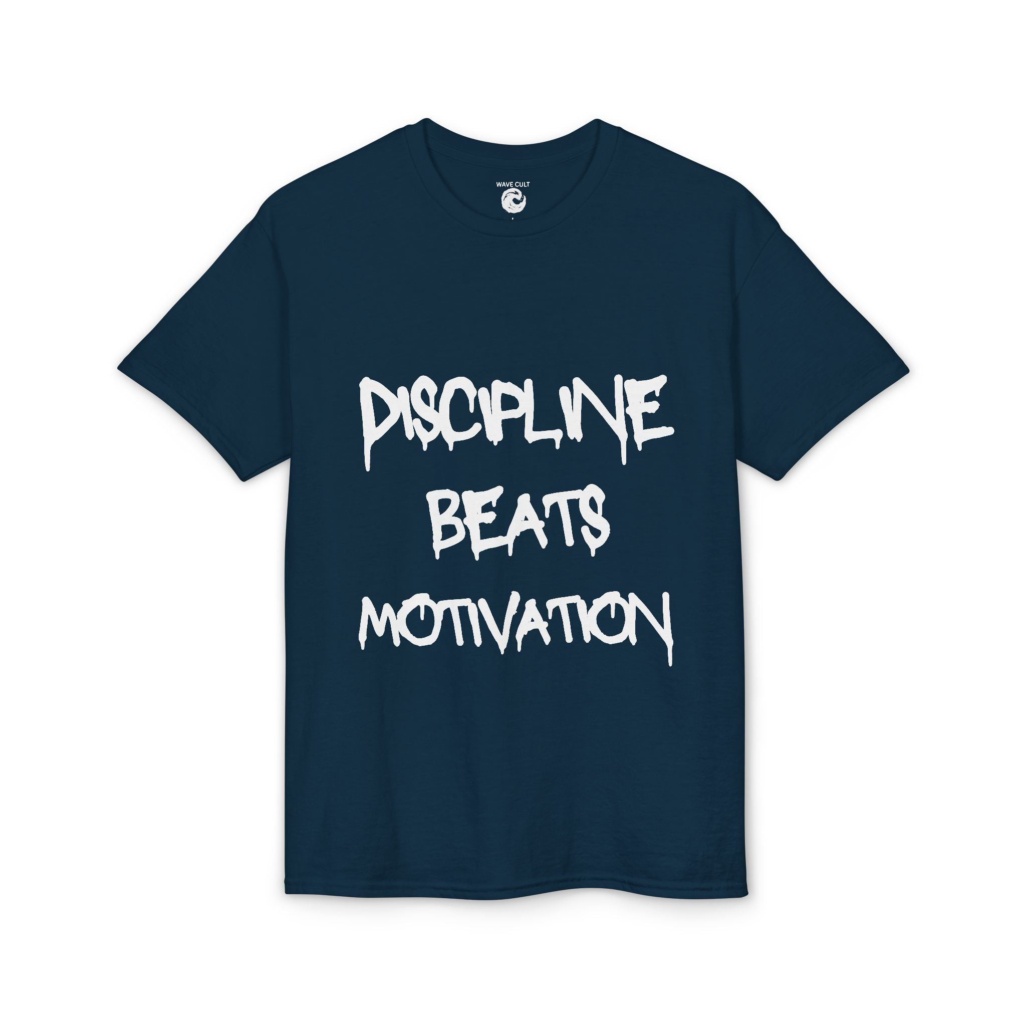 Discipline beats Motivation T‑Shirt — Motivational Gym Fitness Tee