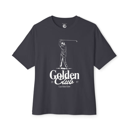 Golf Graphic Tee — "Golden Clue" Vintage Golfer T‑Shirt