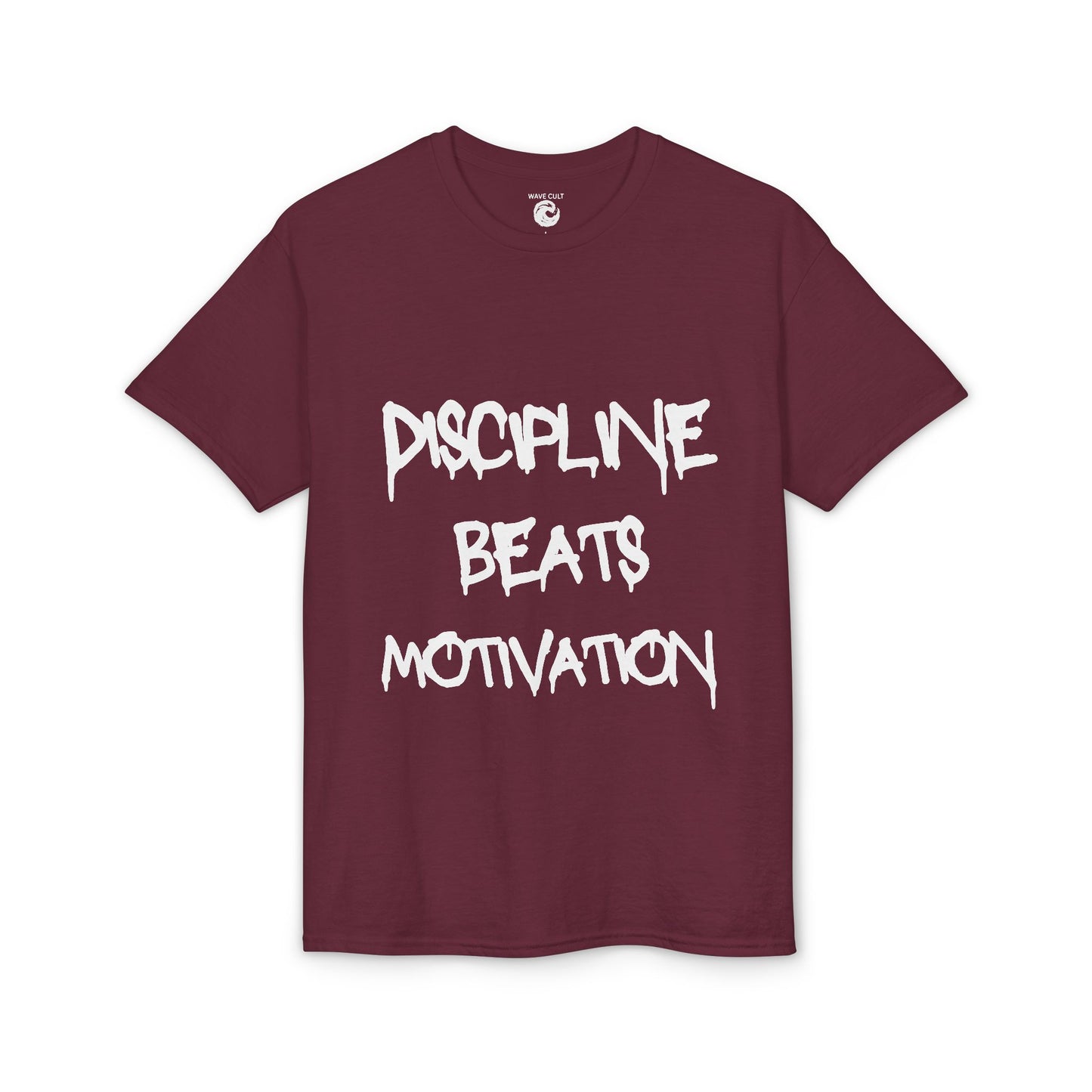 Discipline beats Motivation T‑Shirt — Motivational Gym Fitness Tee