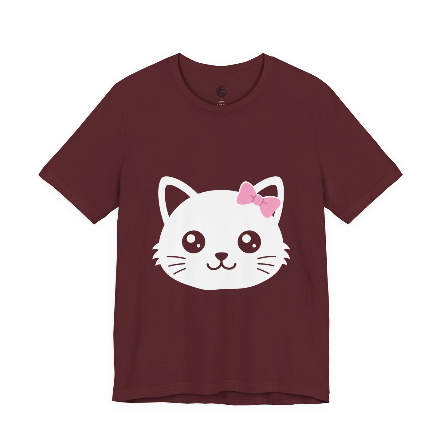 Cute Kawaii Cat Face Tee — Cute Kitty Graphic T-Shirt