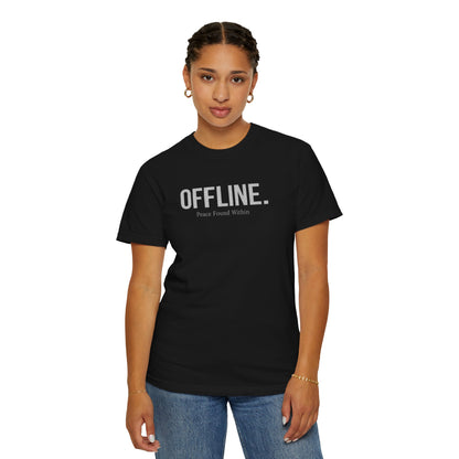 Offline Solitude T-Shirt — "Solitude: True Deep Conversations Happen in Silence" Graphic Tee