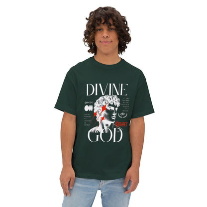 Divine God Statue Graphic Tee – Vintage Sculpture Art Shirt