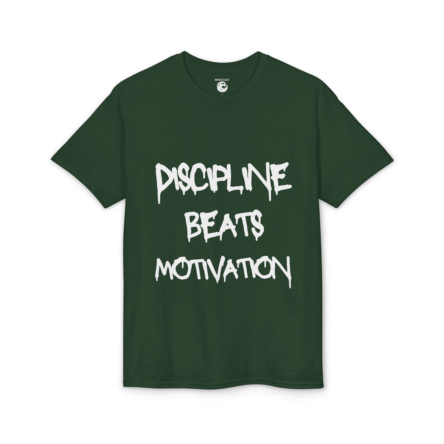 Discipline beats Motivation T‑Shirt — Motivational Gym Fitness Tee