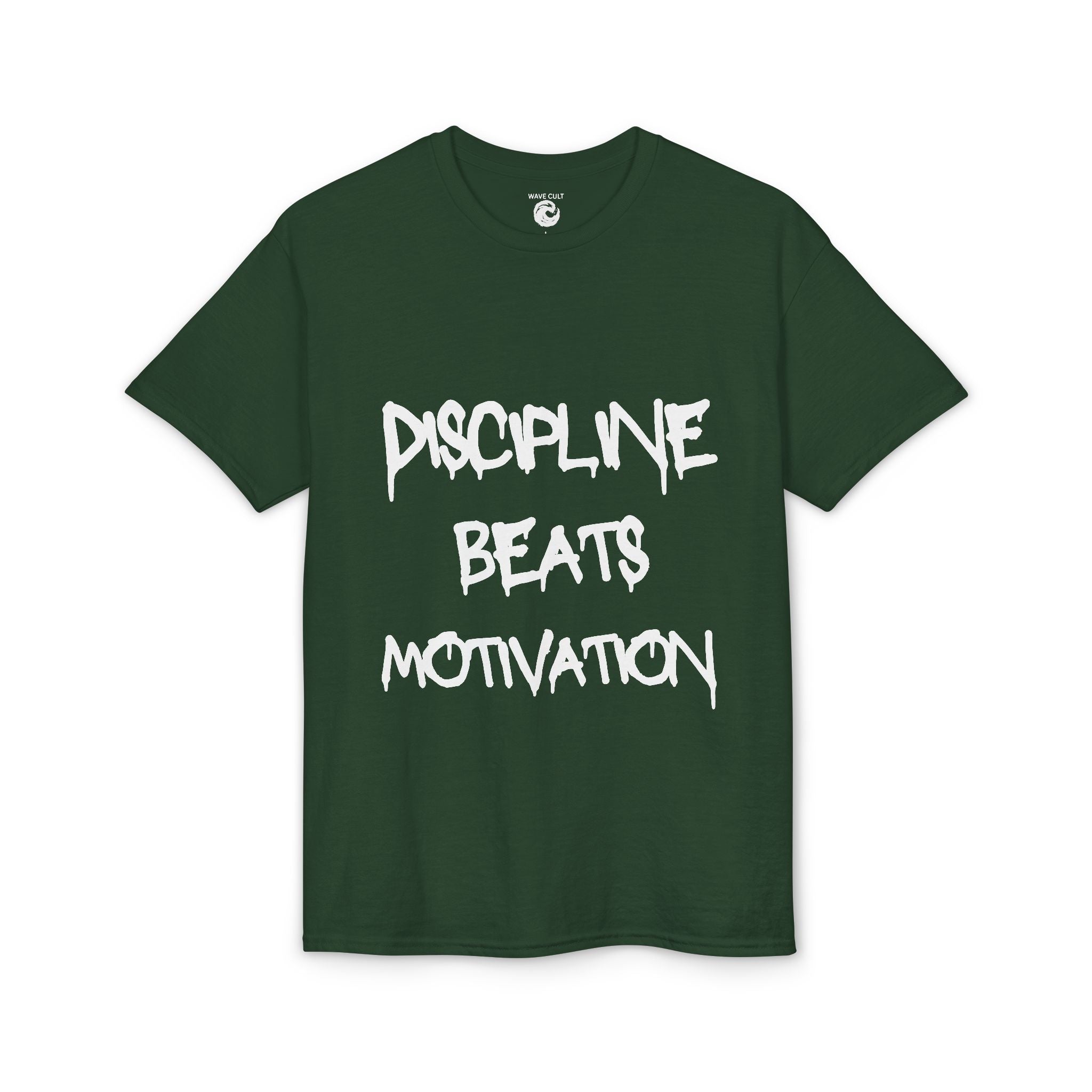 Discipline beats Motivation T‑Shirt — Motivational Gym Fitness Tee