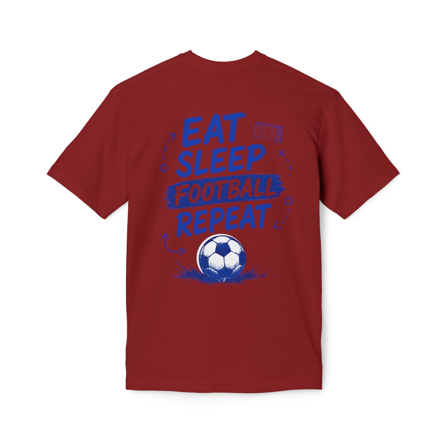 Eat Sleep Football Repeat T-Shirt — World Cup Soccer Tee (2026)