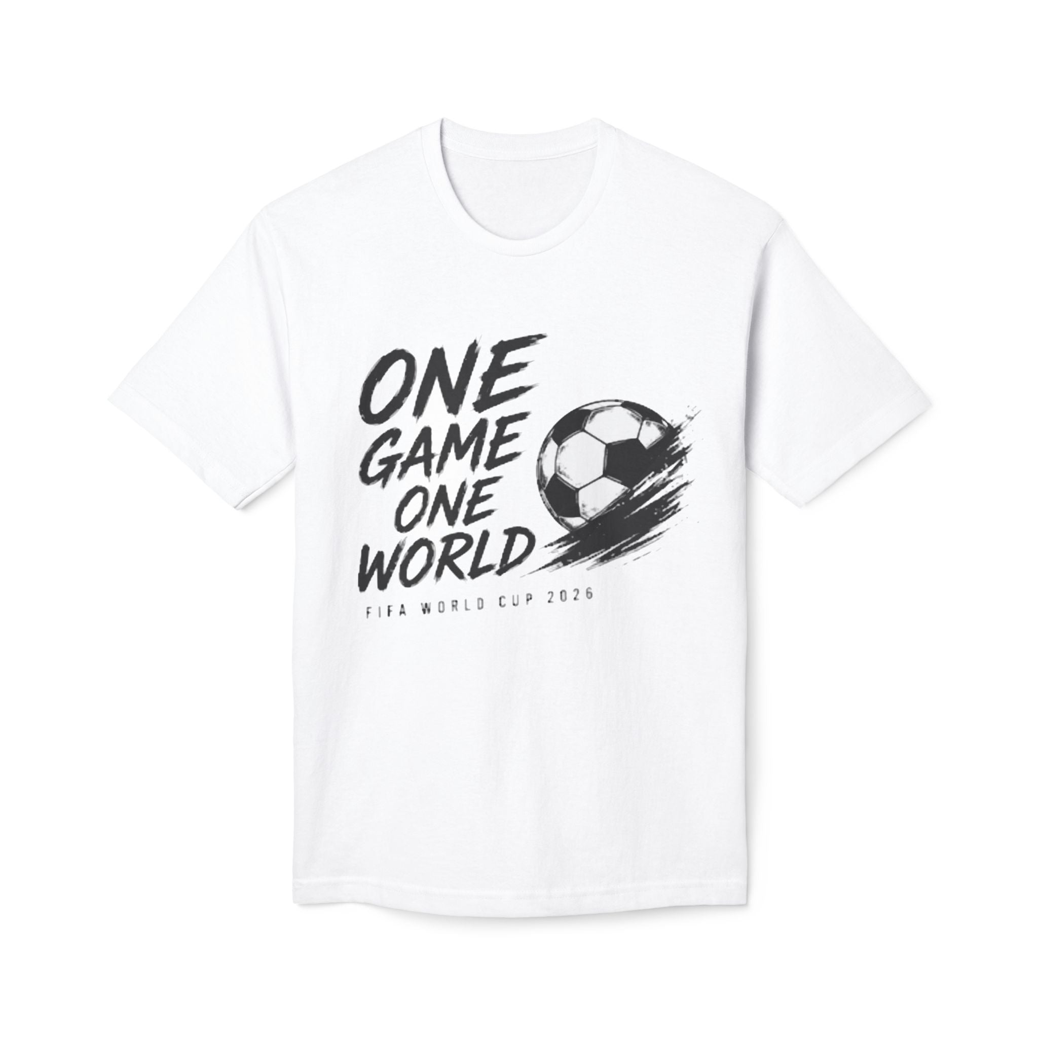 World Cup 2026 Football Tee - One World One Game Football