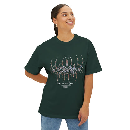 Abstract Symmetry Graphic Tee — Minimalist Fractal Cracked Design