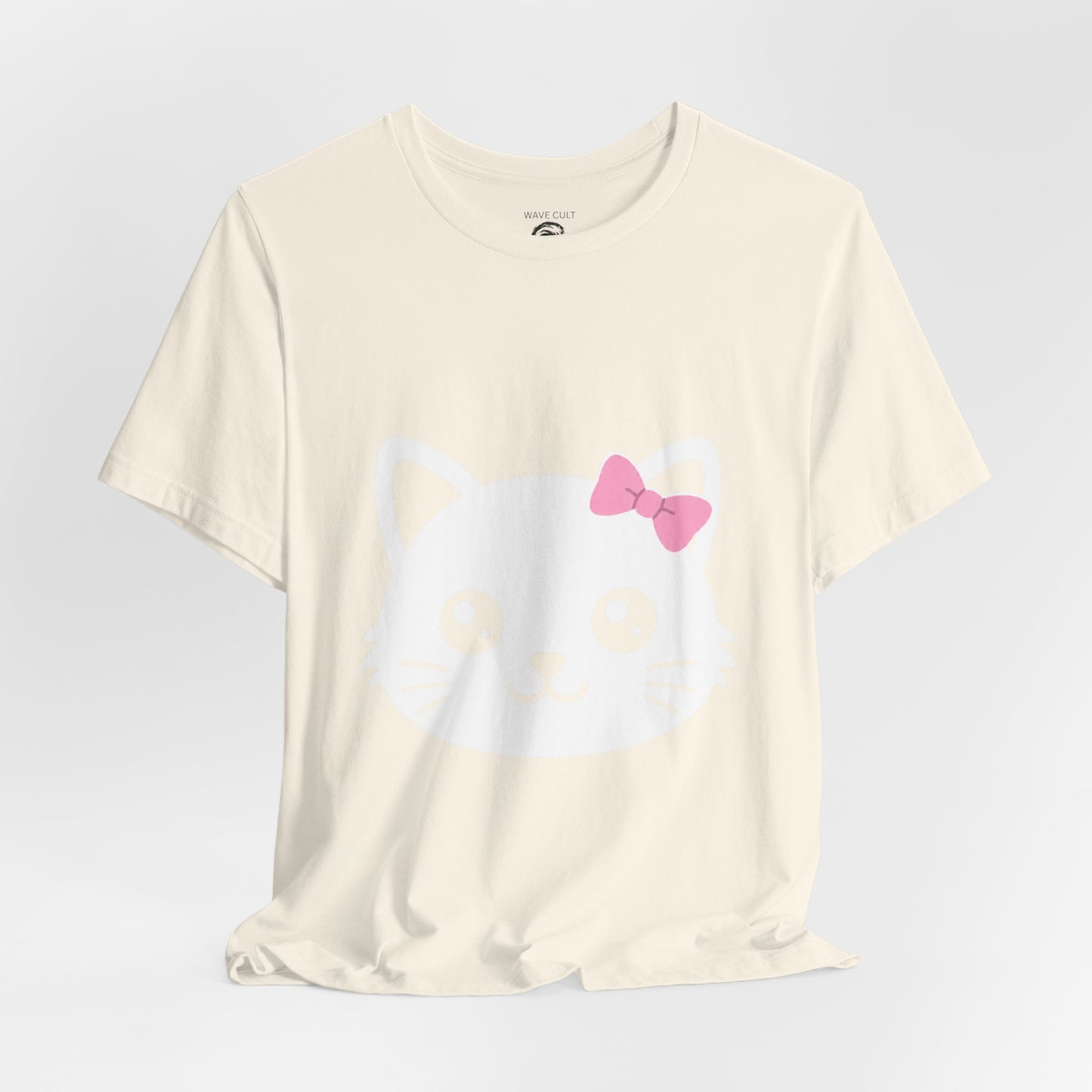 Cute Kawaii Cat Face Tee — Cute Kitty Graphic T-Shirt