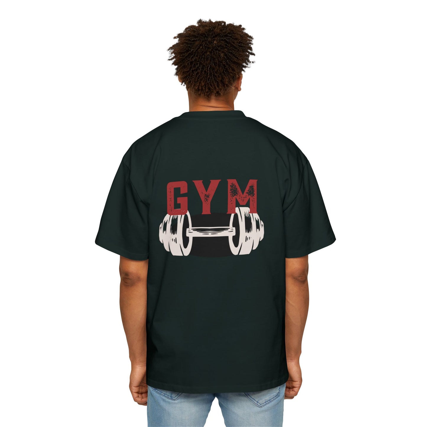 Feel the Pain Gym T‑Shirt — Heavy Oversized Workout Tee for Weightlifters