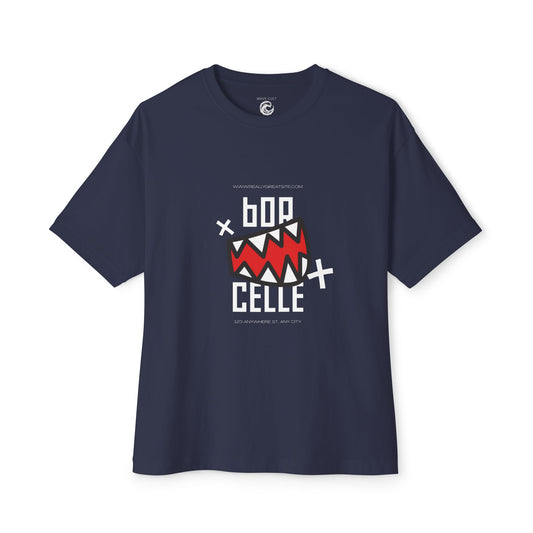 Boxy Tee — 'Boo Celle' Monster Graphic T‑Shirt