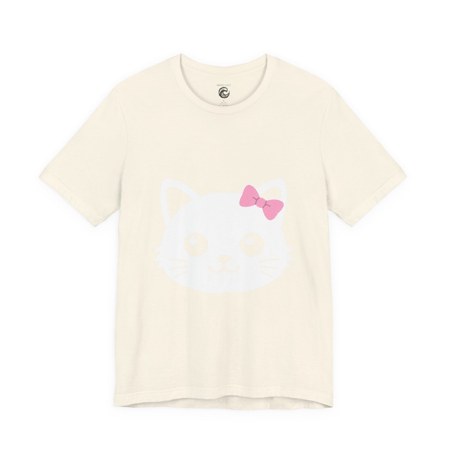 Cute Kawaii Cat Face Tee — Cute Kitty Graphic T-Shirt