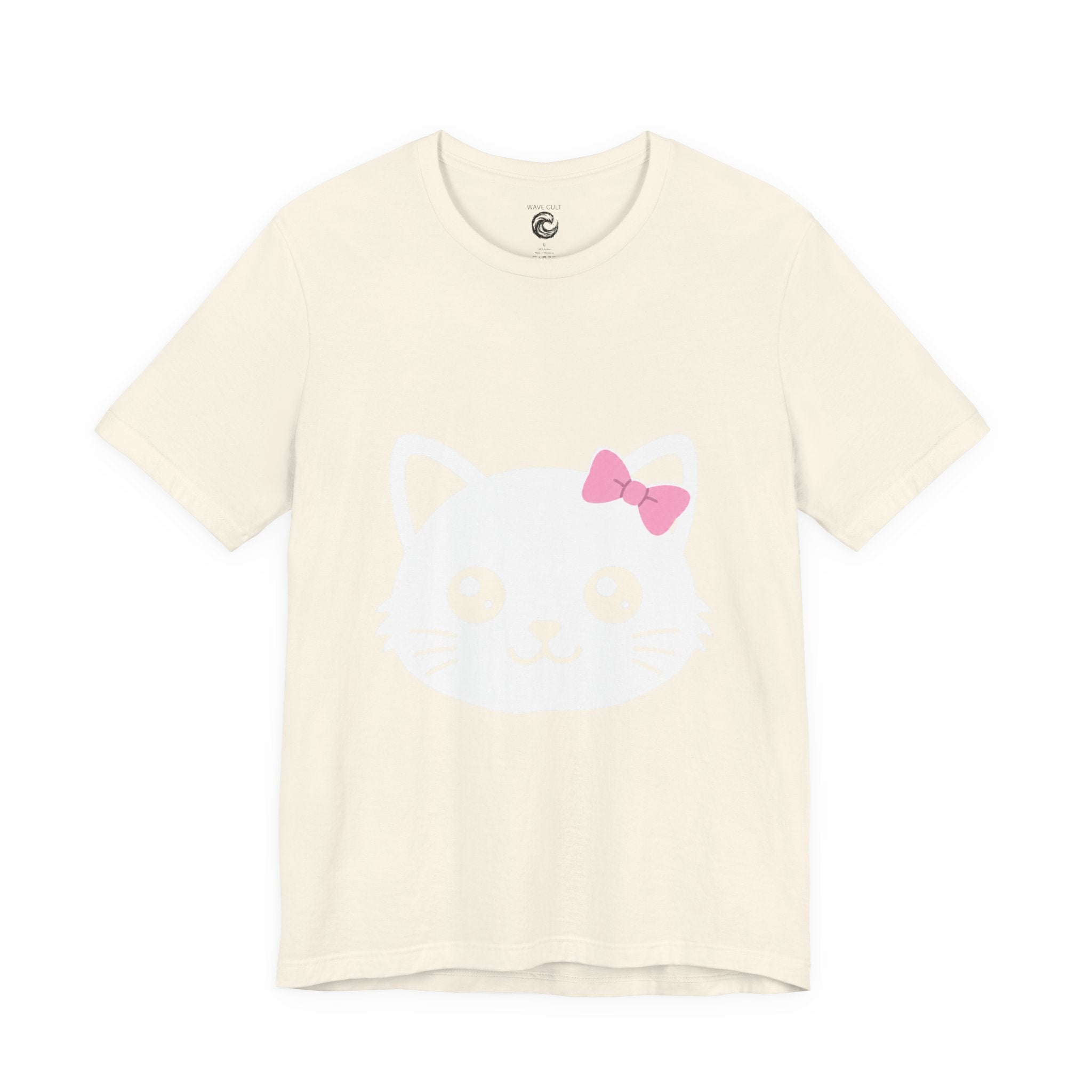 Cute Kawaii Cat Face Tee — Cute Kitty Graphic T-Shirt